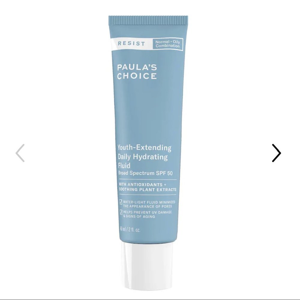 Paula's Choice RESIST Youth-Extending Daily Hydrating Face Sunscreen SPF 50